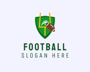 American Football Shield logo design