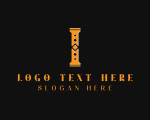 Letter I - Stylish Decorative Jewelry logo design