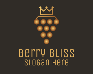 Berries - Golden Royal Grape logo design