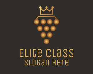 Golden Royal Grape logo design