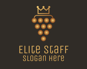 Golden Royal Grape logo design