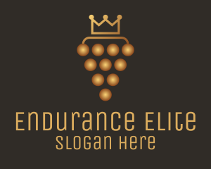 Golden Royal Grape logo design