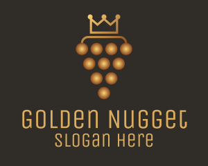 Golden Royal Grape logo design