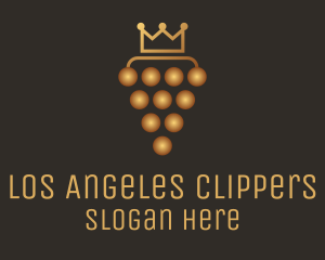 Liquor - Golden Royal Grape logo design