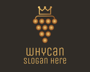 High End - Golden Royal Grape logo design