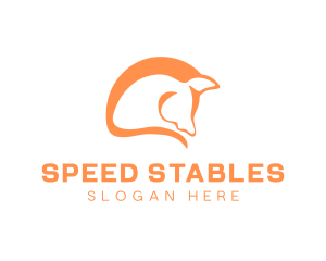 Horse Racing - Creative Horse Mane logo design