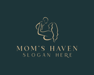 Baby Mother Parenting logo design