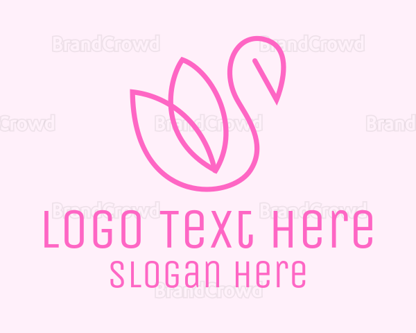 Pink Swan Beauty Logo