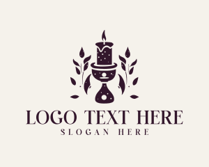 Glow - Candlelight Candle Glow logo design
