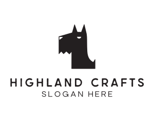 Scottish Terrier Dog logo design