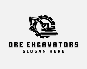 Builder Construction Excavation  logo design