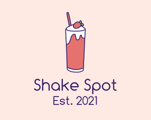 Shake - Fruit Shake Drink logo design