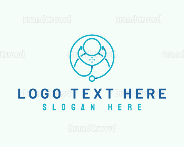 Medical Doctor Stethoscope Logo