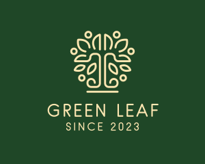 Luxury Minimalist Tree logo design