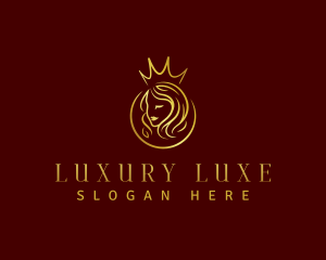 Luxury Royal Salon logo design