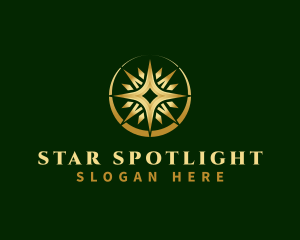 Star Compass Navigation logo design