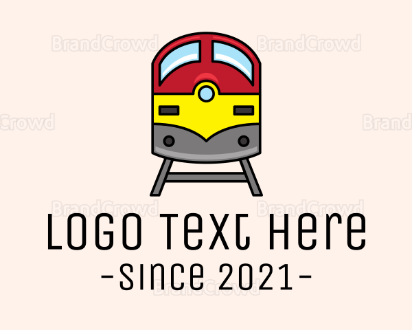 Subway Train Track Logo