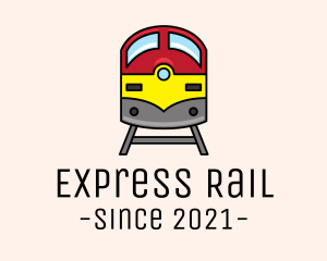 Railway - Subway Train Track logo design