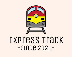 Train - Subway Train Track logo design