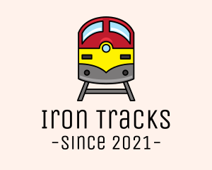 Subway Train Track logo design