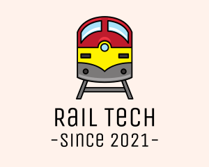 Rail - Subway Train Track logo design