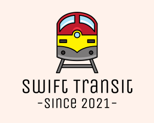 Transit - Subway Train Track logo design