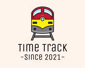 Subway Train Track logo design