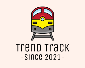 Subway Train Track logo design