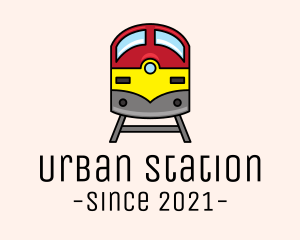 Station - Subway Train Track logo design