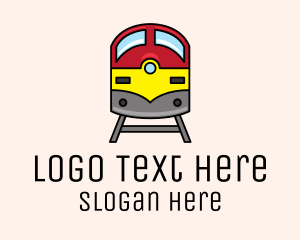 Subway Train Track Logo