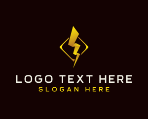 Electricity - Sustainable Electric Energy logo design