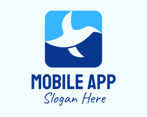 Dove Mobile App logo design