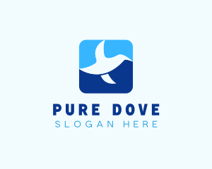 Dove Bird App logo design