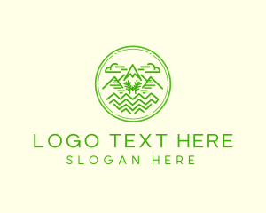 Outdoor - Mountain Trail  Peak logo design