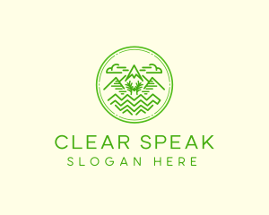 Mountain Trail  Peak  logo design