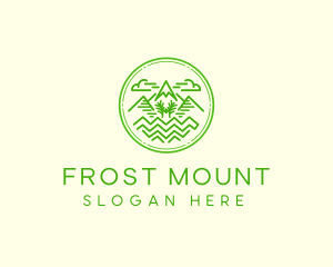 Mountain Trail  Peak  logo design