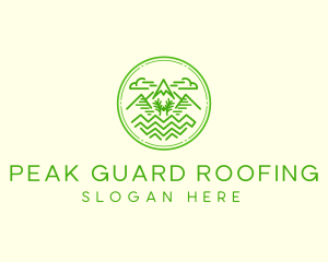 Mountain Trail  Peak  logo design