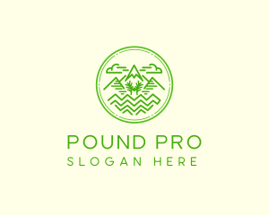 Mountain Trail  Peak  logo design