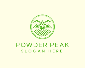 Mountain Trail  Peak  logo design