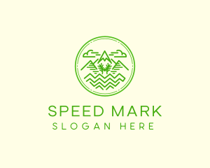 Mountain Trail  Peak  logo design