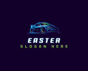 Race - Racing Car Automotive logo design