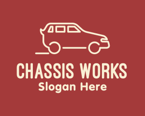 Chassis - SUV Van Transport logo design