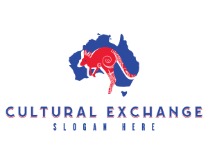 Culture - Australian Culture Kangaroo logo design