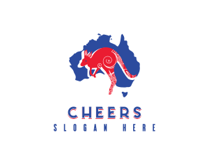 Traditional - Australian Culture Kangaroo logo design