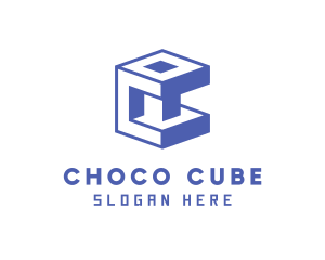 Generic Cube Letter C logo design