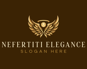 Elegant Angel Halo logo design