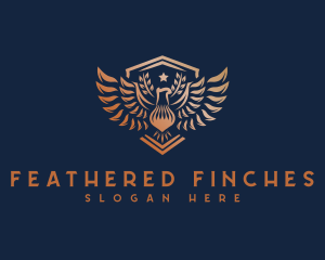 Phoenix Shield Wings logo design