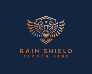 Phoenix Shield Wings logo design
