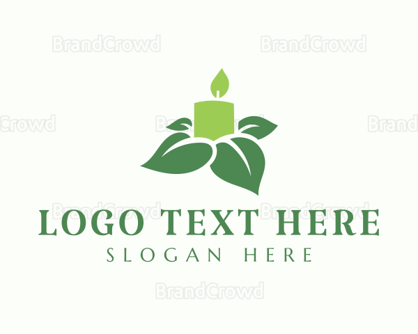 Natural Leaf Candle Logo