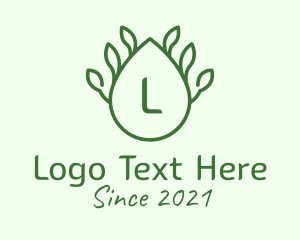 Aromatherapy - Natural Aromatherapy Oil Letter logo design